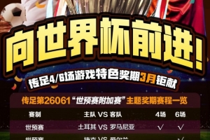 向世界杯前进！传足特色奖期第26061期聚焦世预赛附加赛