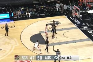 太NB了！混音1.4秒底线球长传 杨瀚森精妙点传 助攻队友压哨轰进