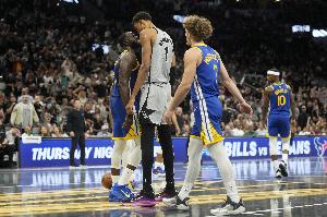 西部第二VS残阵勇！ESPN预测明天胜率：马刺71.1% 勇士28.9%