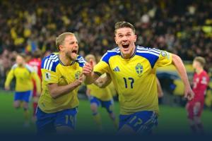 把握机会！瑞典世预小组赛2平4负垫底，靠欧国联进附加赛最终晋级