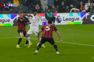 官方认定无误判！英超专家小组裁定：阿玛德上轮倒地未判点正确