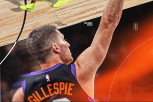 里程碑！吉莱斯皮三分总数超昆汀·理查德森创队史单赛季纪录！