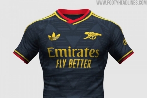 阿森纳新赛季客场球衣谍照：1991-93年”烂香蕉“球衣的反转版本