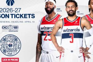 各队都有自己要忙的事~联盟垫底的奇才已经在卖新赛季的季票了