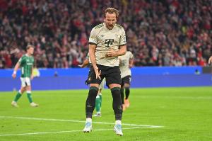 大场面先生！凯恩对皇马的进球，是他欧冠生涯首次禁区外远射破门