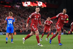 TA：罗伯逊离开利物浦，是因为他想要获得更多的出场机会