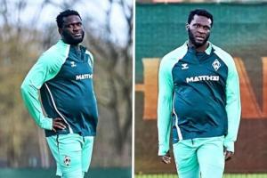 超重10公斤!博尼法斯长期伤缺情绪化暴饮暴食,训练照大肚子明显