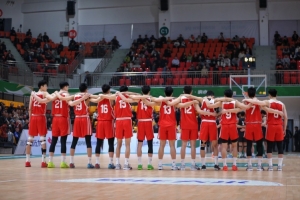 2026中国国青男篮热身赛(响水站)第二日 中国U18男篮力克新西兰