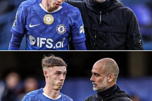 师徒情深！瓜帅赛后和帕尔默进行了亲密交流，看起来安慰了后者