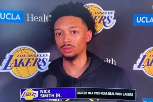 被湖人转正！小尼克·史密斯：这绝对是种福分 我的努力有了回报