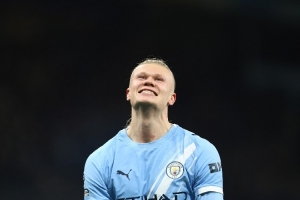 两项数据挂零,哈兰德上半场在切尔西禁区内没有射门或触球