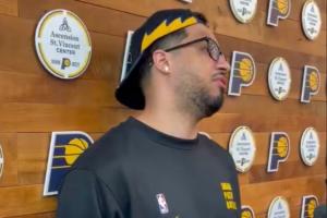 胖这么多啊！哈利伯顿近期因吃药增重明显 下颌线基本消失