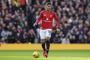 卡塞米罗本赛季英超打进8球，为其加盟曼联以来单赛季最多