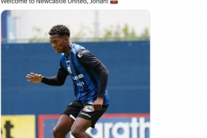 纽卡官方:签下边锋约翰·马丁内斯,球员明夏年满18岁后正式加盟