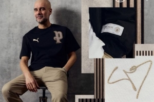 曼城推出十年典藏系列服饰,致敬瓜迪奥拉执教蓝月亮十年