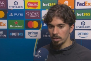 维蒂尼亚：很高兴连续3年进入欧冠半决赛，球队展现了成熟的一面