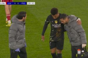 巴黎又伤一人!杜埃伤退,巴尔科拉登场