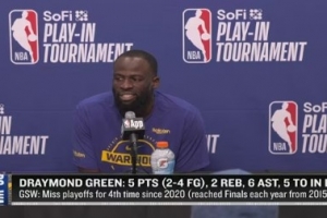 【完整版】追梦：我想继续留在勇士打球 不排除任何可能性