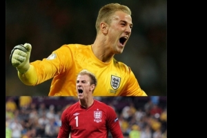 英格兰队祝乔·哈特39岁生日快乐，球员为三狮军团出战75场丢48球