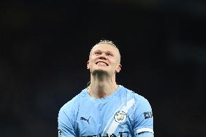 23球7助攻，哈兰德是本赛季英超首位直接参与30球球员